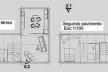 Residência 2-6. Plantas pavimento térreo e segundo pavimento<br />Imagem dos autores do projeto 