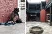 À esquerda, vendedora ambulante no distrito de Barranco, Lima; à direita, pátio interno de residência do final do século 18, atual sede do Instituto Riva Agüero, Lima, Centro<br />Foto José Lira 