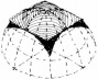 Superficies esferoidales. Las “bóvedas del Bajío” se asemejan a secciones esféricas, pero no lo son porque sus perímetros son líneas rectas
