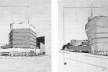 Estudos para o Museu Guggenheim. Frank Lloyd Wright