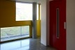 Casa do Brasil, elevador e ao fundo a varanda comum do andar, Cidade Universitária de Paris, arquitetos Lúcio Costa e Le Corbusier<br />Foto Maria Claudia Levy 