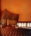 Park Synagogue, Cleveland, OH, EUA, 1953. Eric Mendelsohn. Vista do interior. [GRUBER, 2003, p.86]