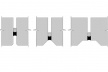 Tipos de junta entre painéis preenchidas com selante a base de silicone sobre perfil limitador de profundidade