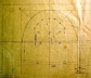 Desenho do arco da extremidade da arcada, que mostra a alteração do traçado da curva do arco definida com 3 pontos diferentes [Arquivos do Setor de Arquitetura do Ministério das Relações Exteriores]
