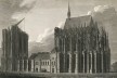 Estado material da catedral de Colônia quando Goethe a visitou em 1815<br />Imagem divulgação  [Cotta’schen Buchhandlung, 1823]