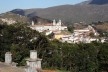 Vista geral da cidade com igreja Nossa Senhora do Carmo ao centro, Ouro Preto MG<br />Foto Abilio Guerra 