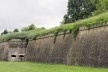 Neuf-Brisach, muralha voltada para o primeiro fosso<br />Foto Victor Hugo Mori 
