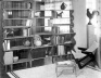 Giancarlo Palanti, estante de livros, Studio de Arte Palma [Habitat n. 1, 1950]
