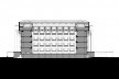 Edifício Larkin, corte, Buffalo, Nova York, EUA, 1905. Arquiteto Frank Lloyd Wright<br />Modelo tridimensional Ana Clara Pereira dos Anjos / Imagem Edson da Cunha Mahfuz 