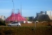 Circo montado próximo à Rodoviária Urbana, Brasília<br />Foto Aldo Paviani 