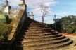 Talude, muro de arrimo e escadaria da igreja São Francisco de Paula<br />Foto Abilio Guerra 