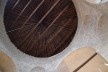 Estrutura de madeira na cúpula da Basílica<br />Foto/photo Fabio Lima 