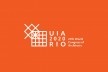 Concurso nacional para a marca do UIA Rio, segundo lugar. Marca do congresso. Maria Cau Levy e Sergio Berkenbrock / Goma Oficina