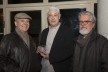 Reginaldo Forti, Edgar Dente e Roberto Portugal, festa de lançamento do livro “Abrahão Sanovicz, arquiteto”, IAB/SP, 22 ago. 2017<br />Foto Fabia Mercadante 