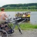 Balsa para bicicletas e pedestres no rio Rheino, Doorwerth<br />Foto Paul Meurs 