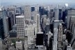 Vista aérea da cidade de Nova York, Estados Unidos. Arranha-céus de Manhattan. Foto tirada a partir do Edifício Empire State, abr. 2008<br />Foto Francisco Alves 