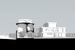 Casas Jaoul, sección, Neuilly-sur-Seine, París, Francia, 1951-56. Arquitecto Le Corbusier<br />Modelo tridimensional Lucas Kirchner/Imagem Edson Mahfuz 