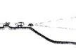 Figura 01 – Affonso Eduardo Reidy, Conjunto Residencial do Pedregulho, 1948. Esquema das visuais do terreno [Affonso Eduardo Reidy. São Paulo, Instituto Bardi / Blau, 2000, p. 83]