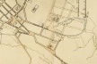 Detalhe do mapa da cidade de São Paulo, de Carlos Rath 1868, mostrando a região da Glória.À leste da Rua da Gloria, a comparação dos 3 detalhes permite verificar que o traçado da área fora modificado, respondendo às necessidades de aforamento dos terrenos