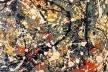 Pintura de Jackson Pollock<br />Imagem do autor do projeto 