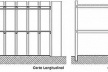 Cortes longitudinal e transversal<br />Imagem do autor do projeto 