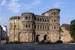 Porta Nigra, in Trier (Germany), whose north side was partially deconstructed in the Middle Age for the reuse of iron and lead braces<br />Photo Berthold Werner  [Wikimedia Commons]