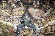 Afresco <i>Juízo final</i>, detalhe do inferno, Giovanni da Modena, Basílica di San Petronio, Bolonha, Itália<br />Foto Victor Hugo Mori 