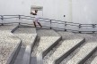 Praça e ladeira da Barroquinha, rampa de acesso auxiliando a escadaria. Metro arquitetos associados<br />Foto Ilana Bessler 