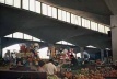 Mercado de Coyoacán, área coberta, México, D.F., Arquitetos Pedro Ramírez Vázquez e Félix Candela, aproximadamente 1956.<br />Foto Jorge Ramos de Dios 