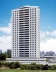 Figura 14 – Perspectiva promocional do Edifício Cristiano, em Casa Forte – torre de apartamentos sobre bloco horizontal de garagens. Construção: Conic&SouzaFilho