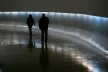 Túnel de acesso ao olho, Museu Oscar Niemeyer<br />foto Lygia Nery 