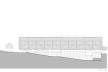 Nova sede da Confederação Nacional de Municípios – CNM, elevação, Brasília DF, 2016. Arquitetos Luís Eduardo Loiola e Maria Cristina Motta / Mira Arquitetos<br />Desenho divulgação 