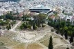 Vista aérea da cidade de Atenas, Grécia. Museu da Acrópole e Teatro de Dionísio em primeiro plano, out. 2010<br />Foto Francisco Alves 