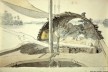 William Burchell. Barge – Interior (Interior de uma falua), c. 1825. Lápis e aguada, 14 x 21,2 cm [Museum Africa, Johannesburgo, África do Sul]