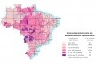 Dimensão predominante dos estabelecimentos agropecuários no Brasil em dados de 2017<br />Elaboração dos autores a partir de imagem do IBGE, 2020, p. 56 