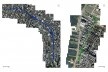 Foto aérea com marcação do Elevado (à esquerda) e High Line (à direita)<br />Montagem Google Earth, demarcação da autora 