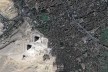 Plateau de Gizé, Egito<br />Google Earth, 2010 