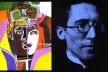 Pintura de Le Corbusier e foto do arquiteto