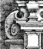 Voluta na Lâmina 102 do livro de Dietterlin [Dietterlin, Architectura, 1598]