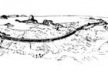 Figura 08 – Le Corbusier, Edifício auto-estrada, Rio de Janeiro, 1929. Um único grande bloco que se bifurca compõe o espaço [Le Corbusier – Suite de l´oeuvre complete 1929 – 1934, Zurich, 10ª ed., 1984, p. 138]