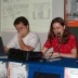 Comunicação de trabalho (8/10/02). Aline Coelho Sanches (EESC-USP) e Alexandre Ferro (Belas Artes)<br />Foto Hugo Segawa 