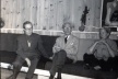 Josep Lluís Sert, Bernardo Giner de los Ríos y Moncha Sert. Casa Sert, Locust Valley (1952) [Archivo Alfonseca Giner de los Ríos]