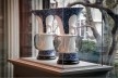 A rare pair of early Meissen “birdcage” vases on view in The Frick Collection’s new Portico Gallery for Decorative Arts and Sculpture<br />Photo Michael Bodycomb 