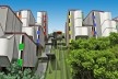 Projeto alternativo para o programa “Minha Casa, Minha Vida”, simulação em computação gráfica. Arquiteto João Filgueiras Lima, Lelé<br />Imagem divulgação 