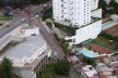 Vista aérea del barrio de Morumbi, Sao Pablo. Favelas al lado de edificios<br />Foto Rein Geurtsen Workshop Rios Urbanos, 2003 