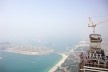 Vista panorâmica da cidade. Palm Jumeirah à esquerda e Burj Al Arab ao fundo<br />Foto Luiz Gustavo Sobral Fernandes 