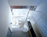 Escada helicoidal de acesso ao último piso<br />Foto Tomotsu Kuruwada 