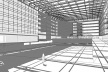 Vista interna da praça (piso térreo)<br />Imagem dos autores do projeto 