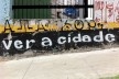 “Ver a cidade”, pichação em área central de São Paulo<br />Foto Abilio Guerra  [Fotografia da série “A cidade fala”]