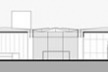 Fig. 12: Corte transversal. Casa do arquiteto, Jon Maitrejean, 1971 [redesenho de Carolina Naltchadjian, Cristina Gouvea e Marcus Vinícius Santos para a pesqui]